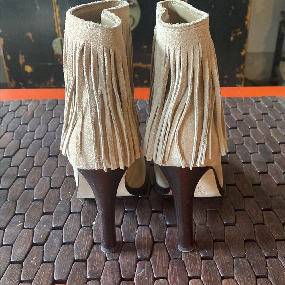 Jolie fringed ankle bootee size 38 - Picture 4 of 5